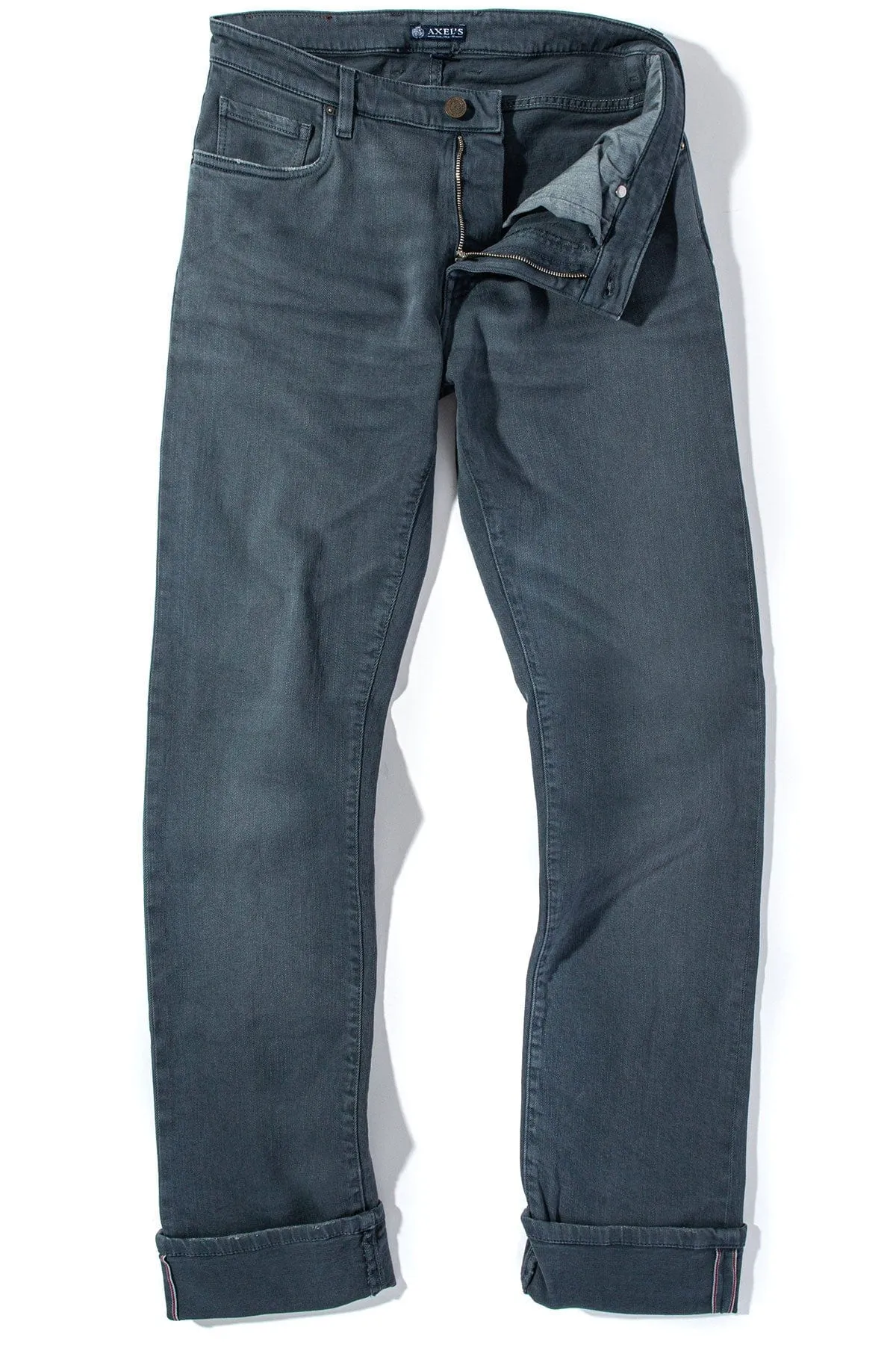 Tucson Selvedge Denim In Acciaio