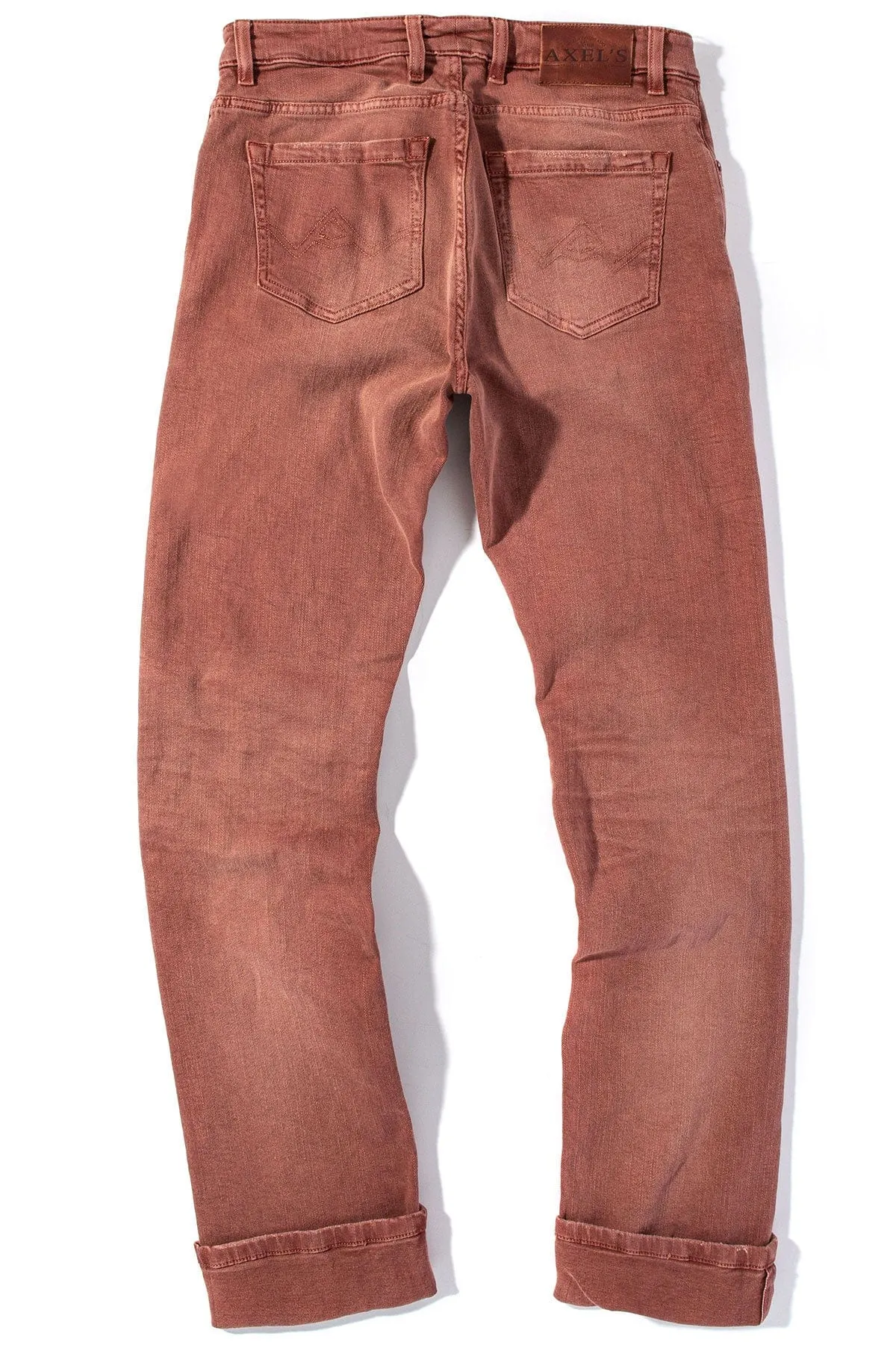 Tucson Selvedge Denim In Terracotta