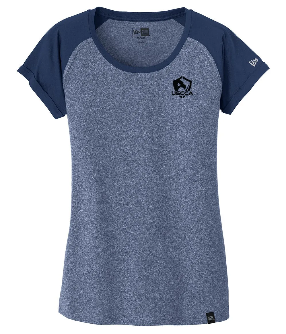 USCCA New Era® Ladies Heritage Blend Varsity Tee