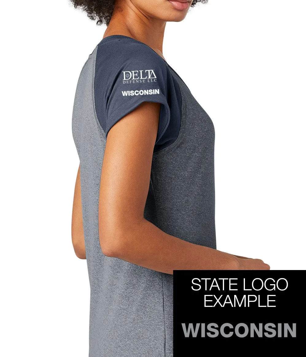 USCCA New Era® Ladies Heritage Blend Varsity Tee