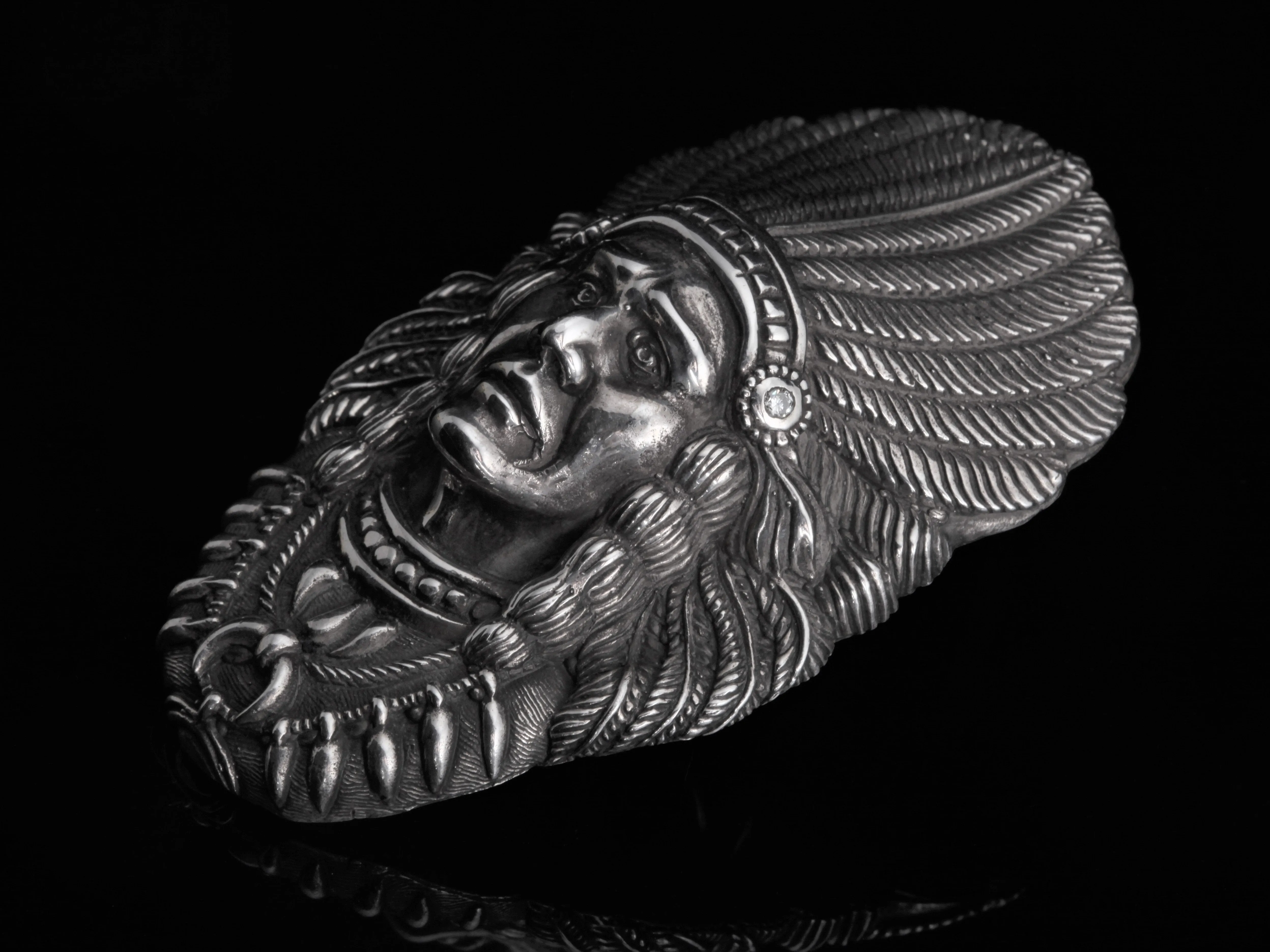 Ute Chief Bolo with Diamonds