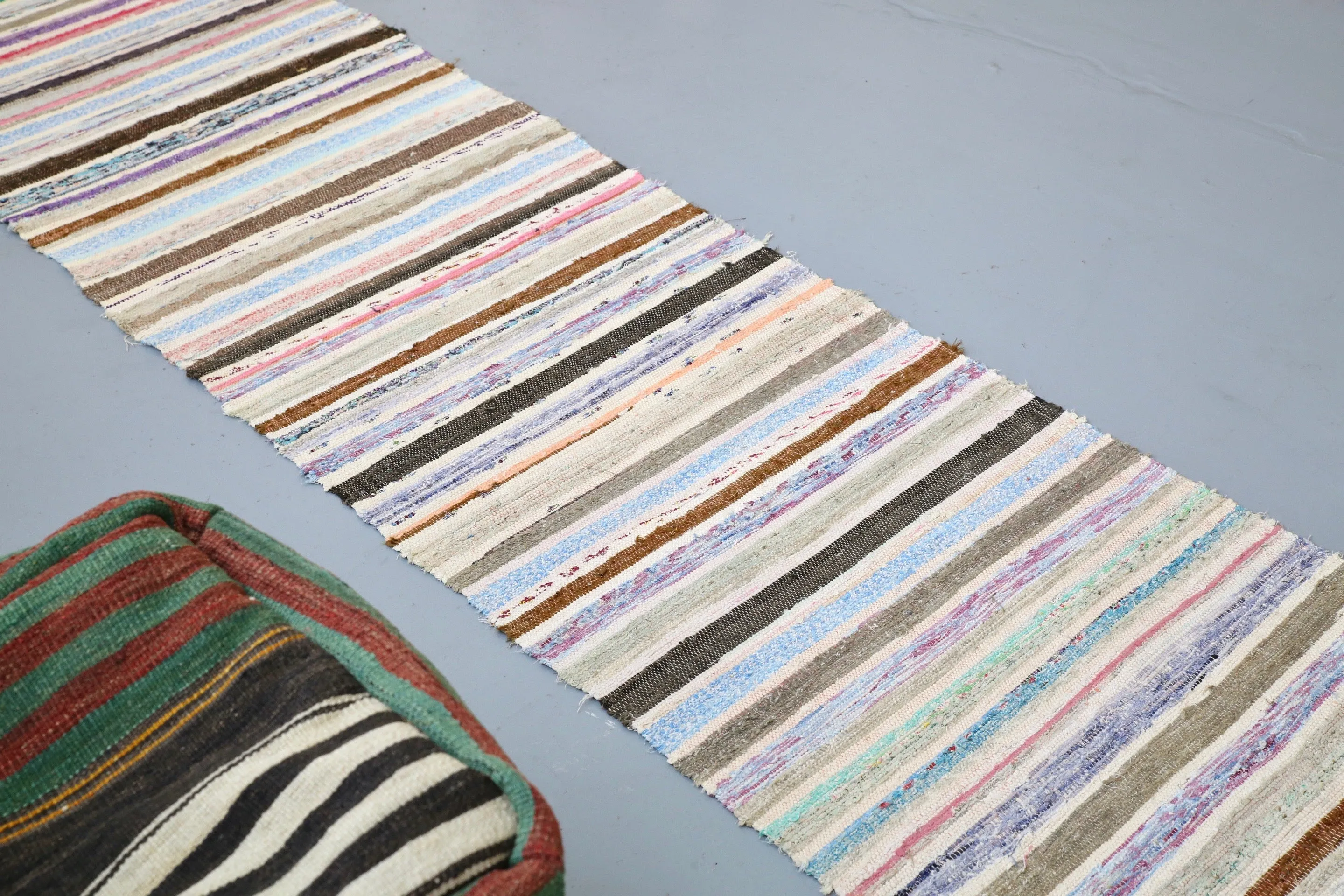 Vintage Chaput Kilim Runner 2.2ftx19.3ft