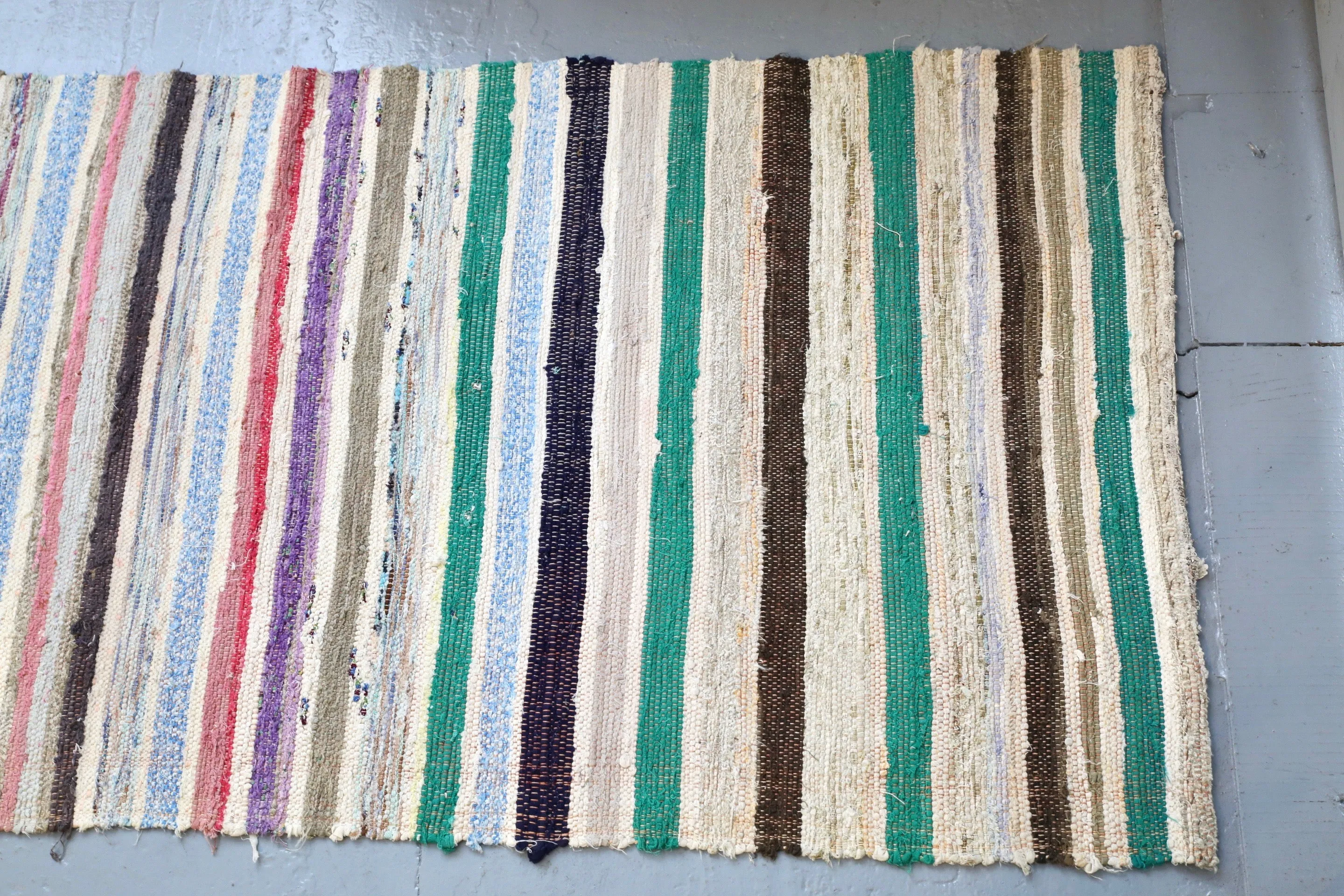 Vintage Chaput Kilim Runner 2.2ftx19.3ft