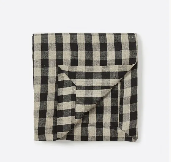 Wales Check Coverlet