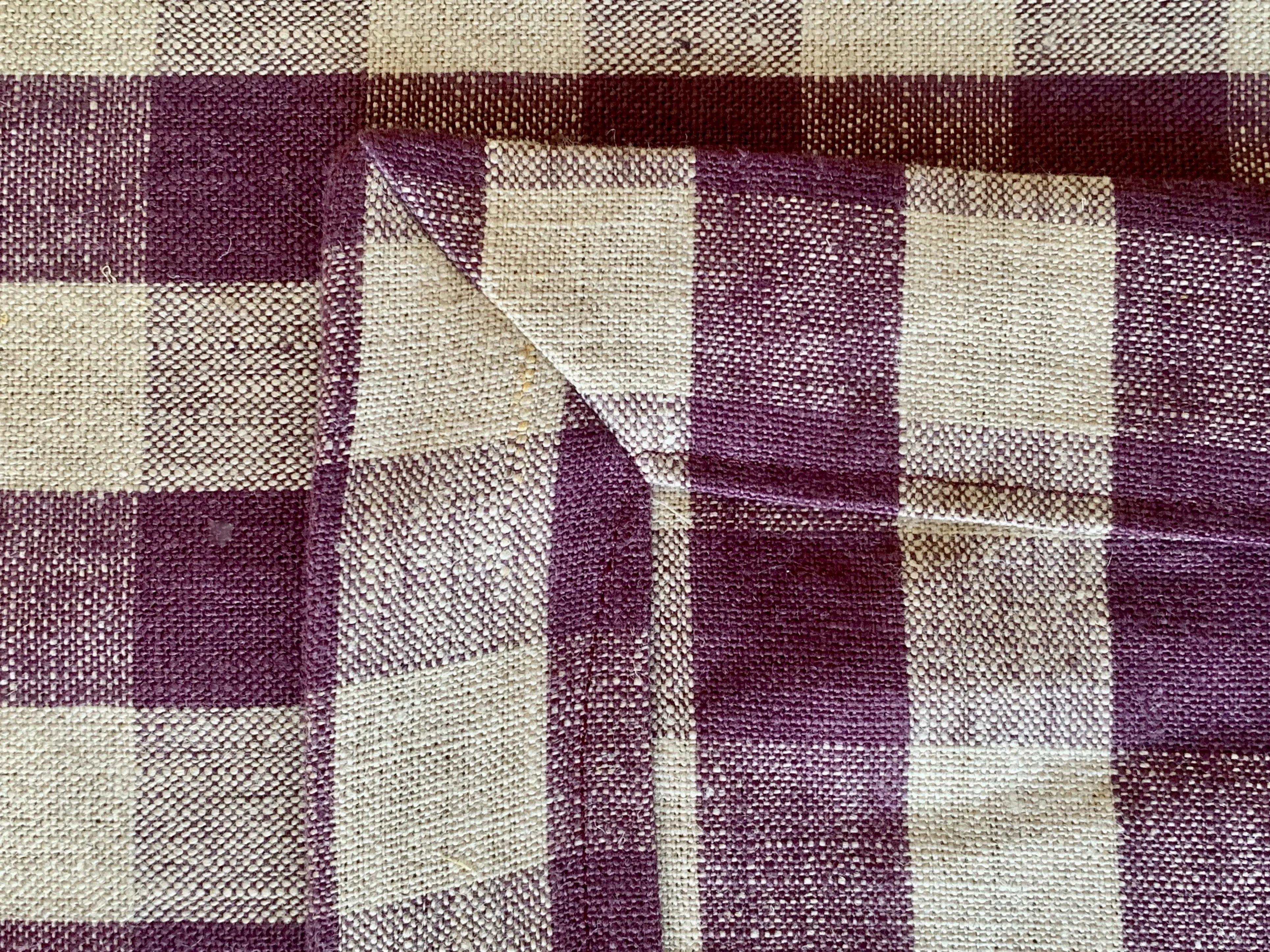 Wales Check Coverlet