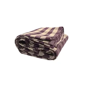 Wales Check Coverlet