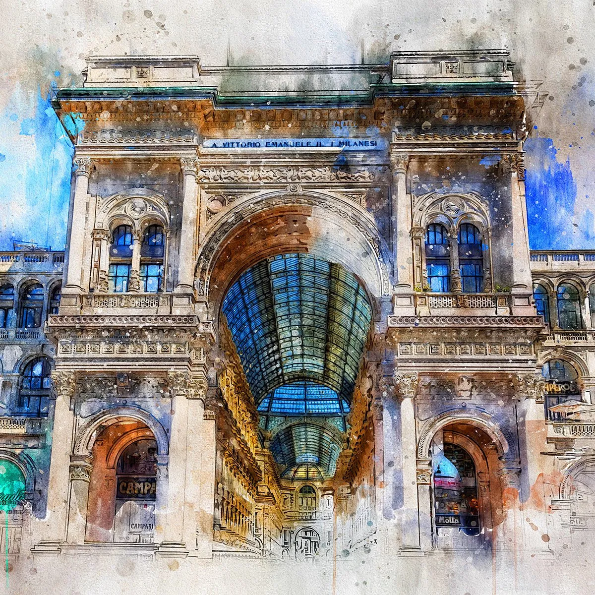 Watercolor Photoshop Artistic Action