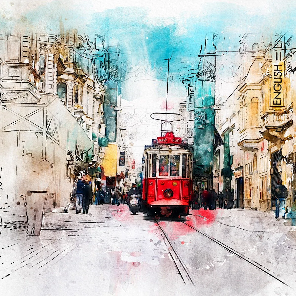 Watercolor Photoshop Artistic Action