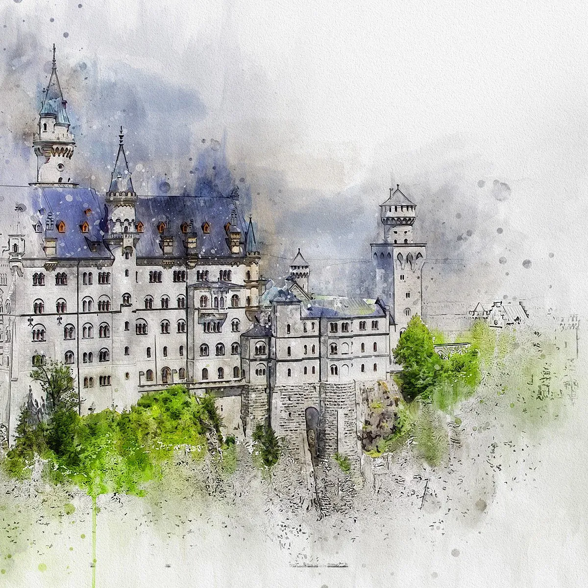 Watercolor Photoshop Artistic Action