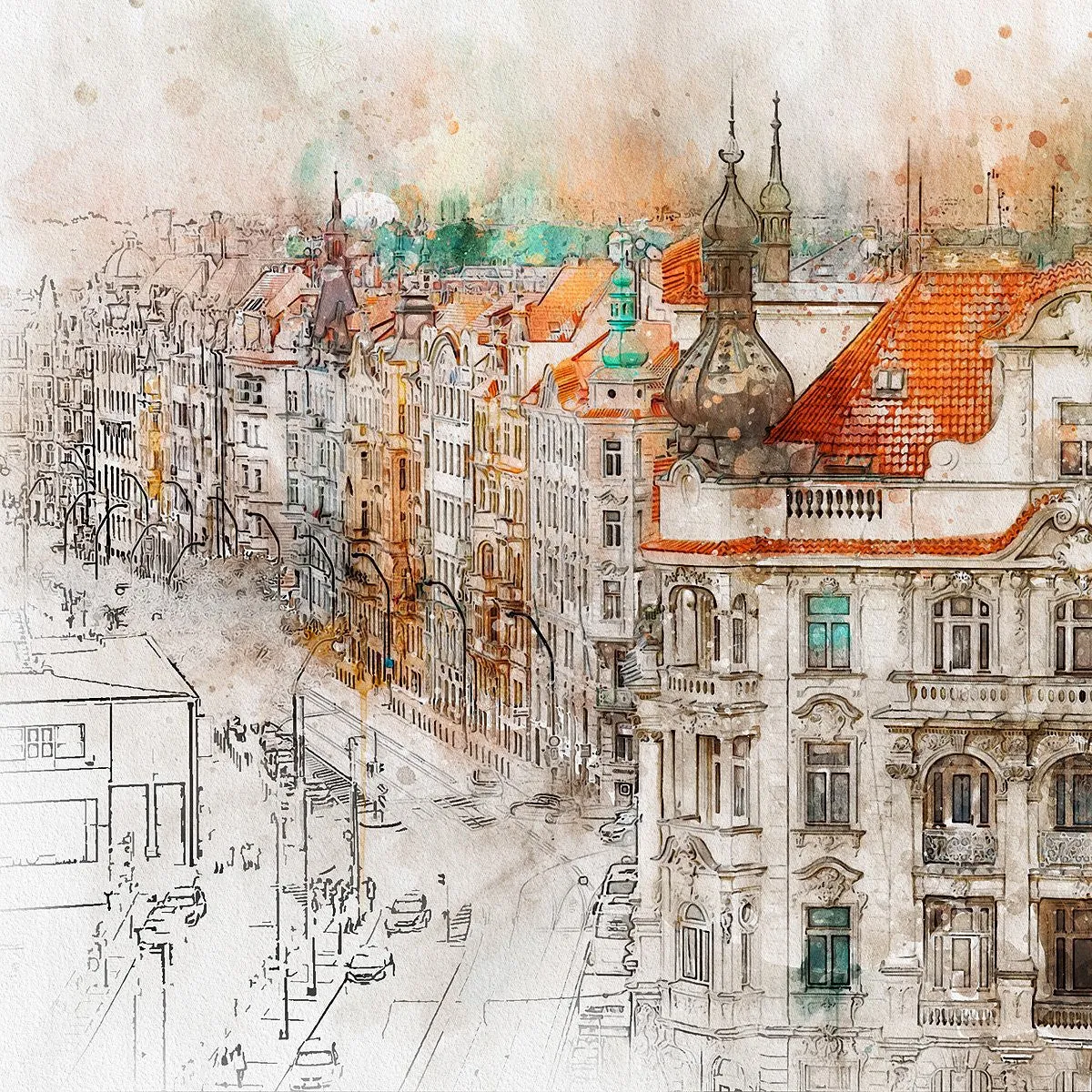 Watercolor Photoshop Artistic Action