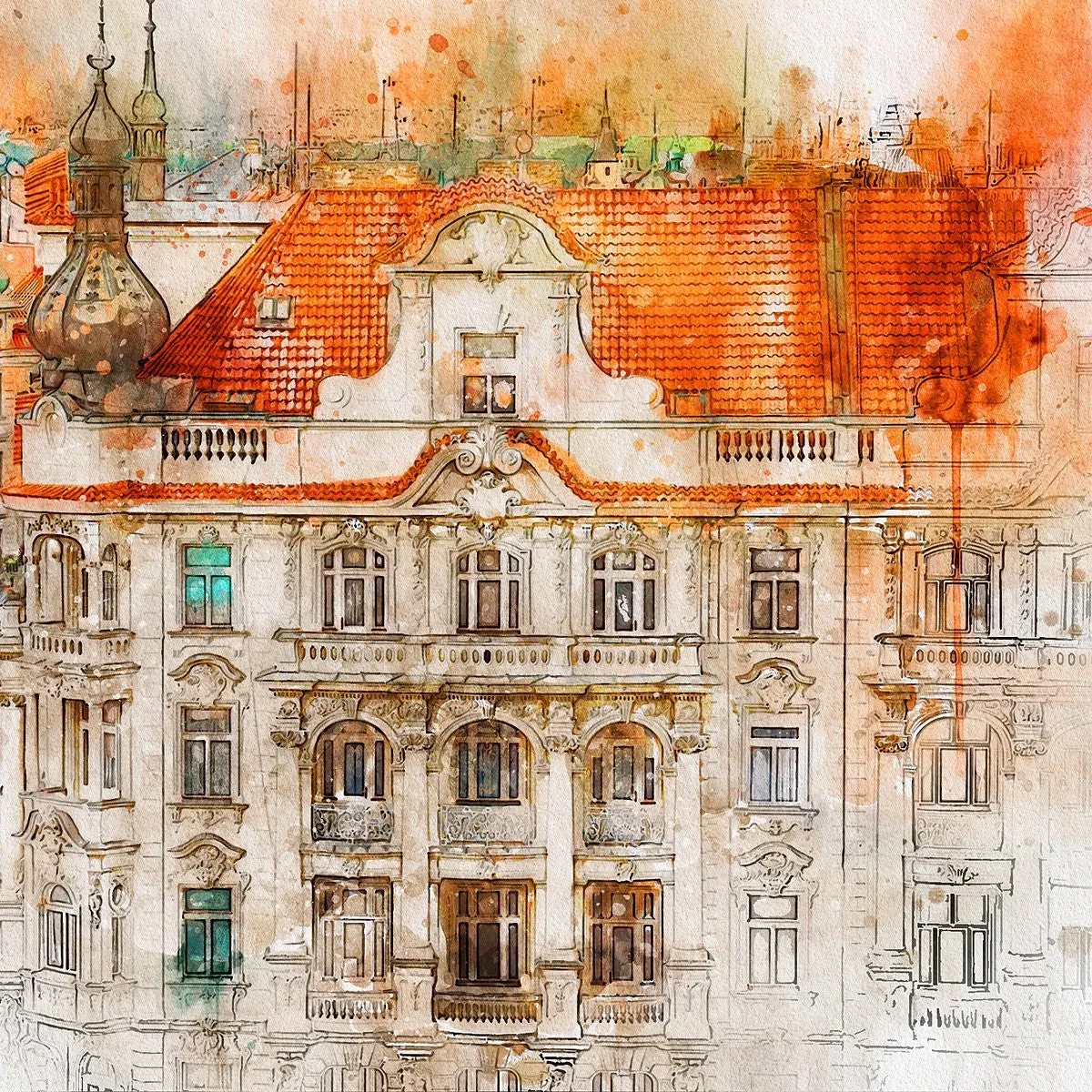 Watercolor Photoshop Artistic Action