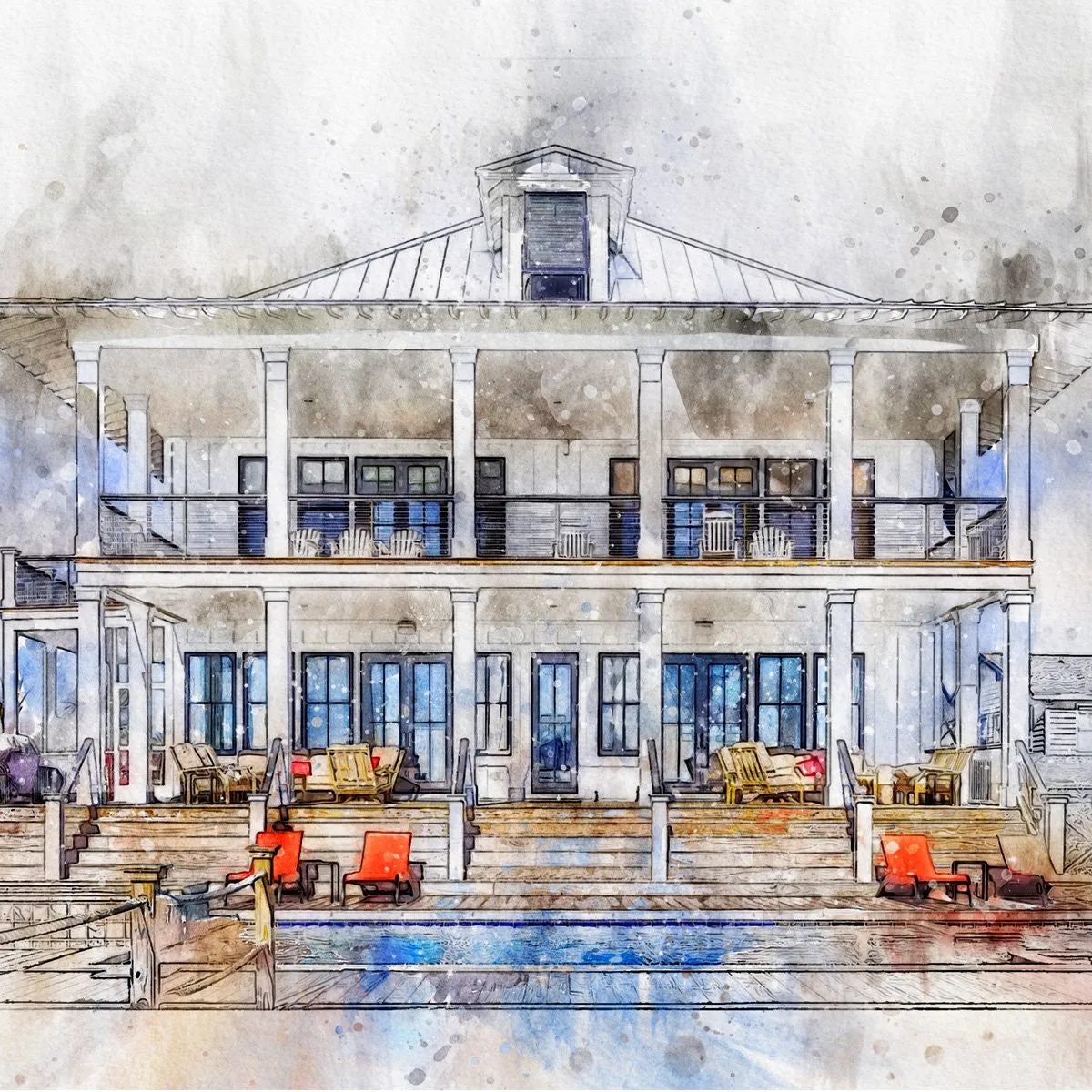Watercolor Photoshop Artistic Action