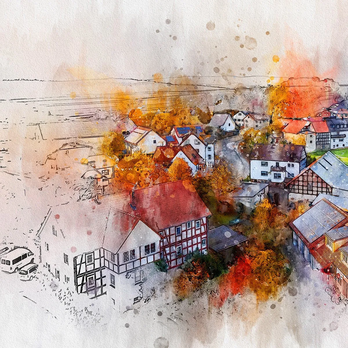 Watercolor Photoshop Artistic Action