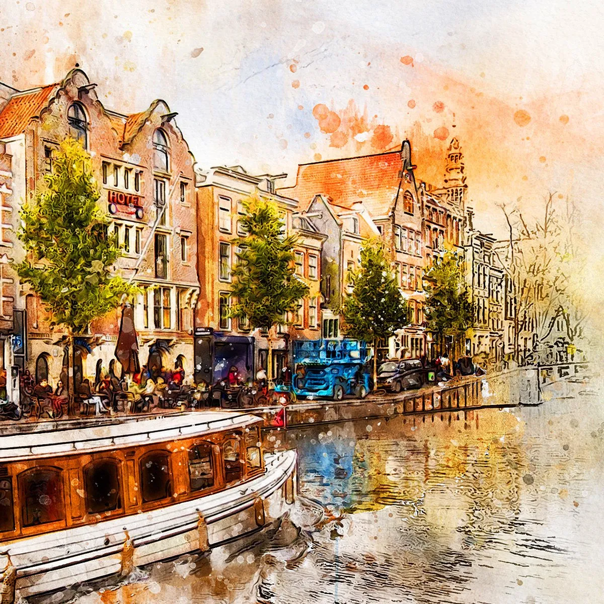 Watercolor Photoshop Artistic Action