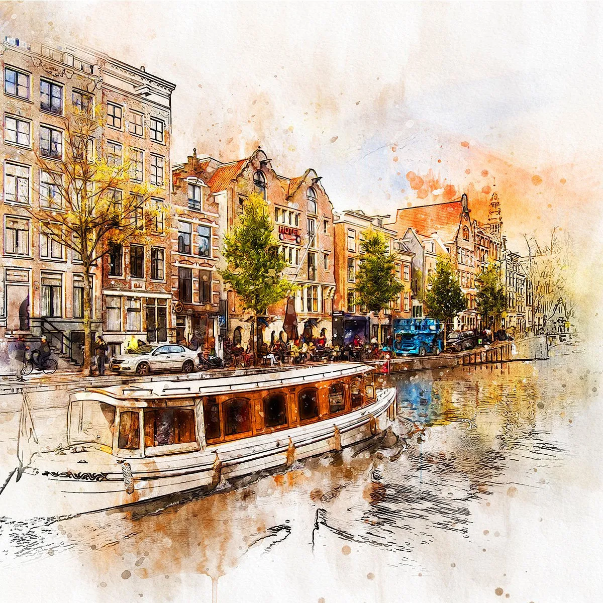 Watercolor Photoshop Artistic Action