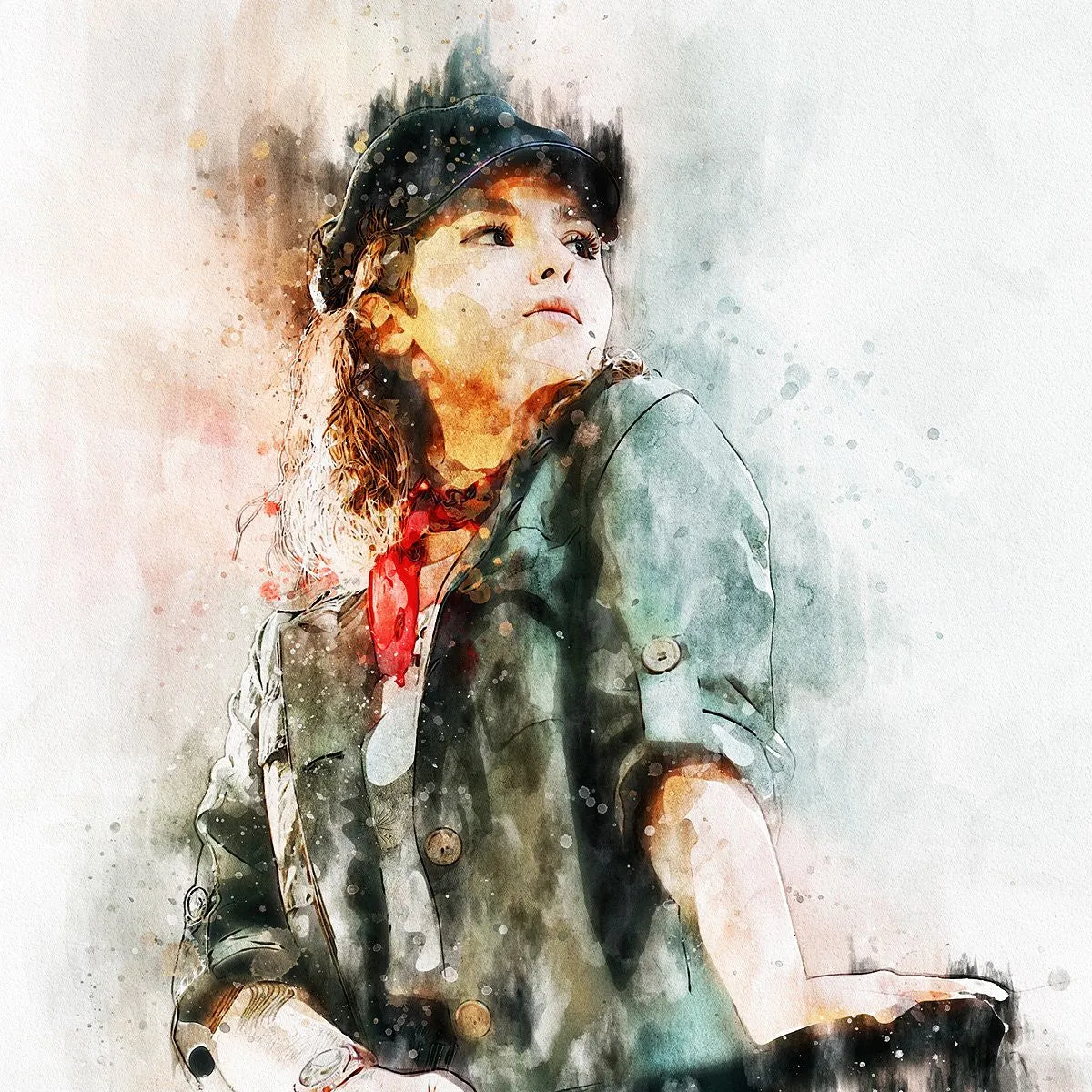 Watercolor Photoshop Artistic Action