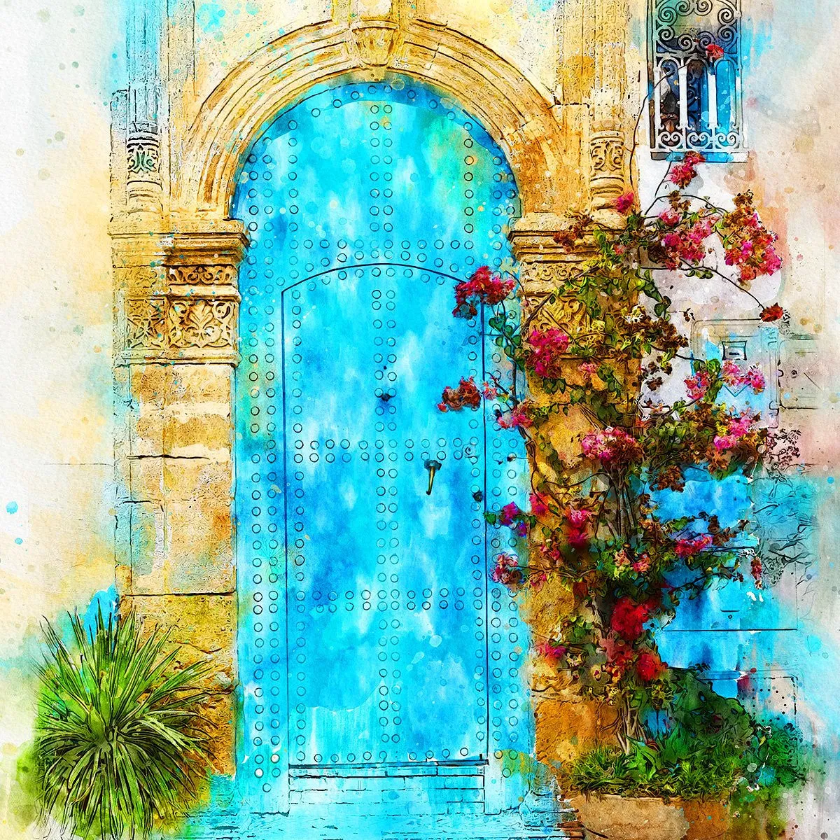 Watercolor Photoshop Artistic Action
