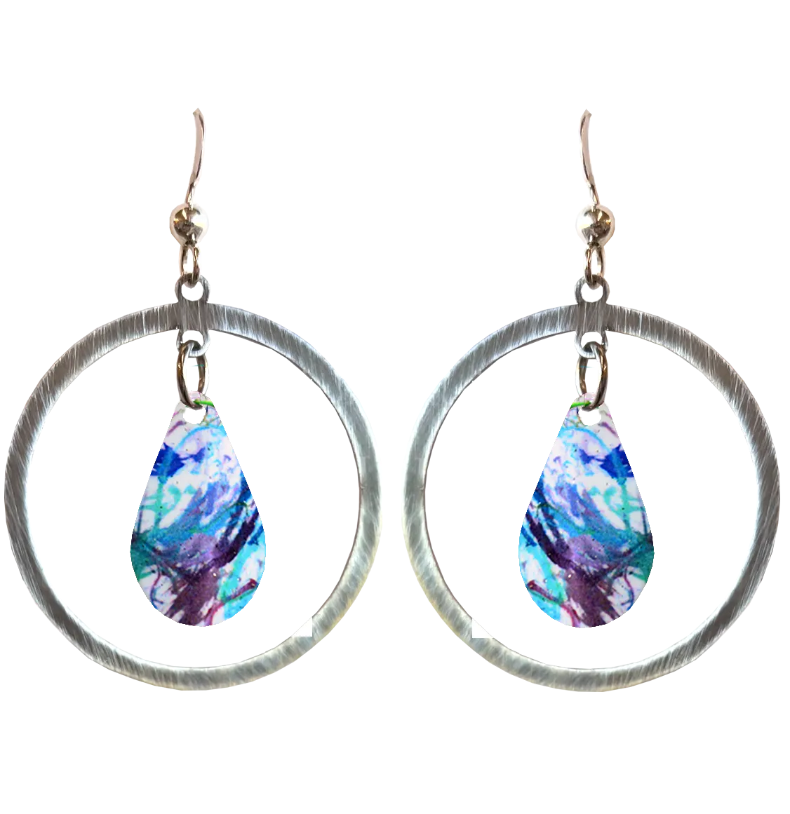 Watercolors by Alaso earrings, Item #2700