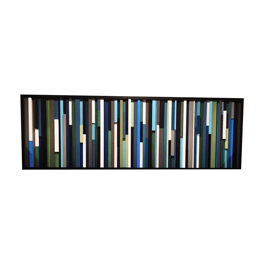Wood Wall Art - 3D art - Modern Wood Sculpture - 15x38