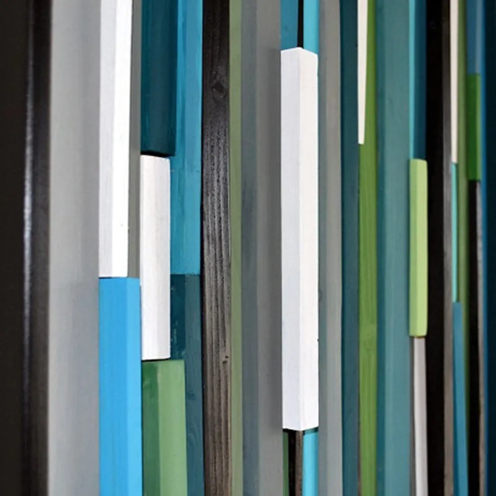 Wood Wall Art - 3D art - Modern Wood Sculpture - 15x38