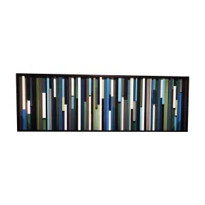 Wood Wall Art - Reclaimed Wood Art - 3D Art -  20x60