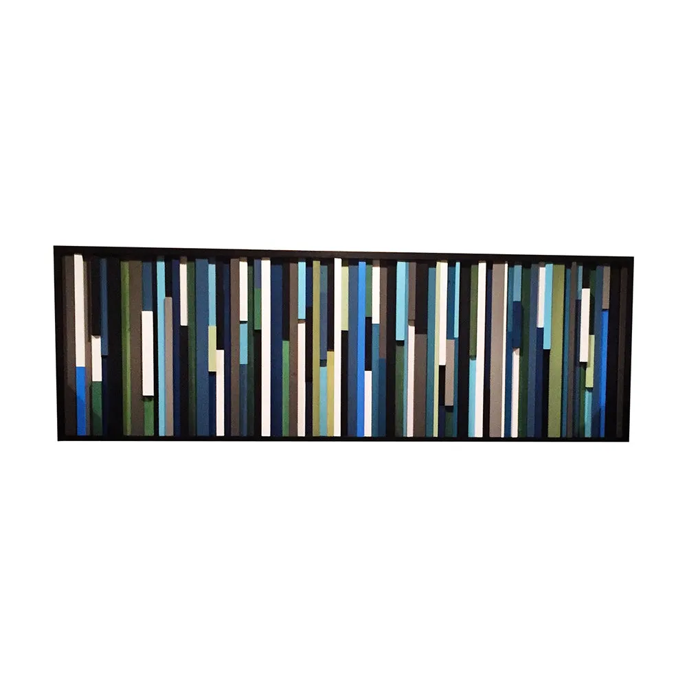 Wood Wall Art - Reclaimed Wood Art - 3D Art -  20x60