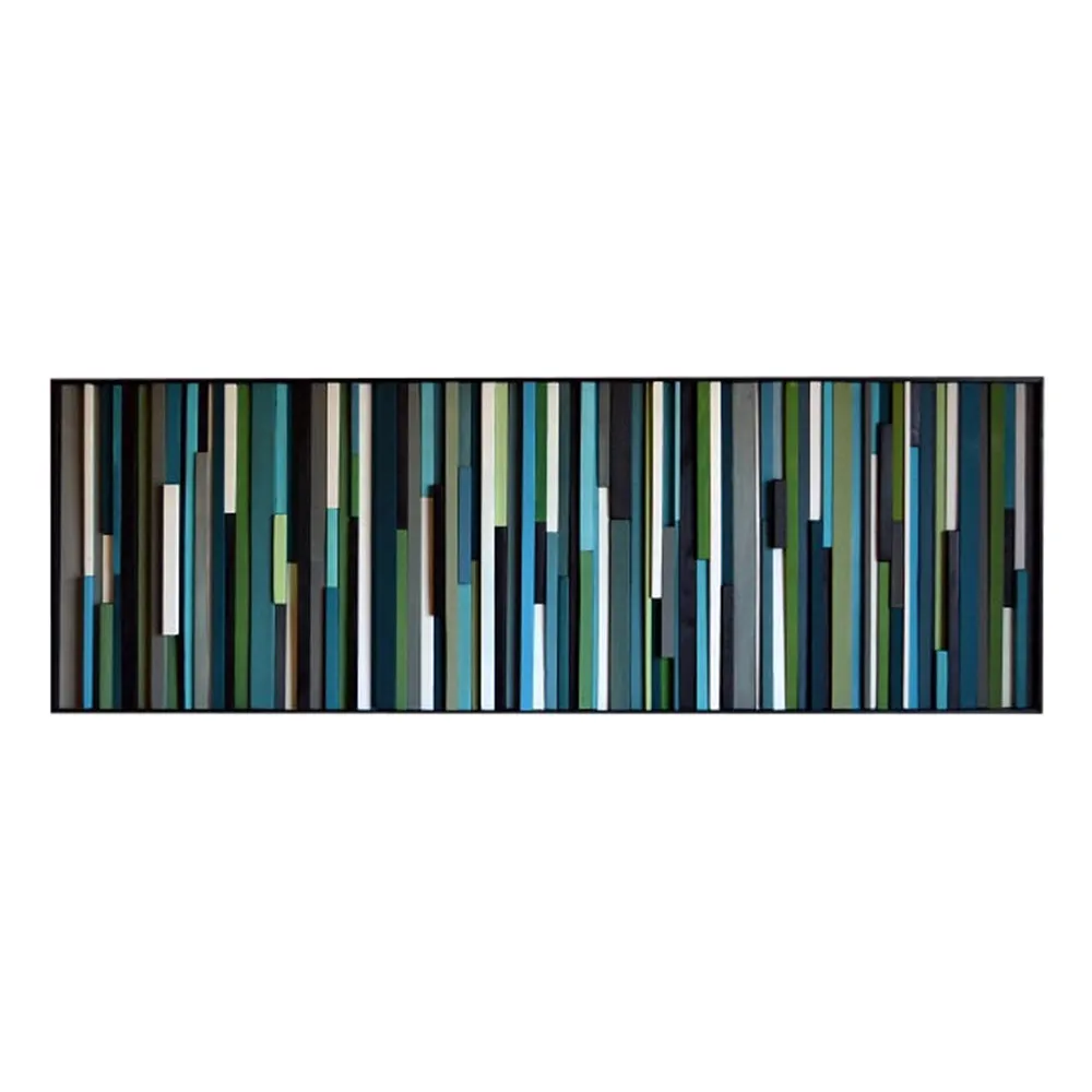 Wood Wall Art - Reclaimed Wood Art - 3D Art -  20x60