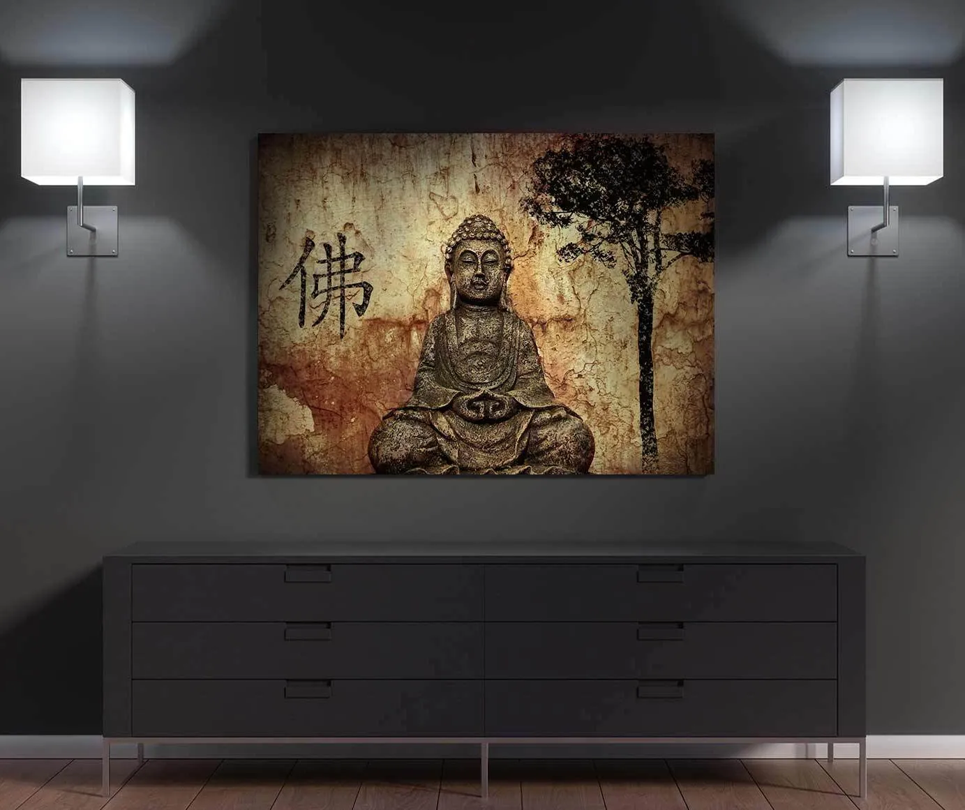 Zen Buddha Canvas Wall Art